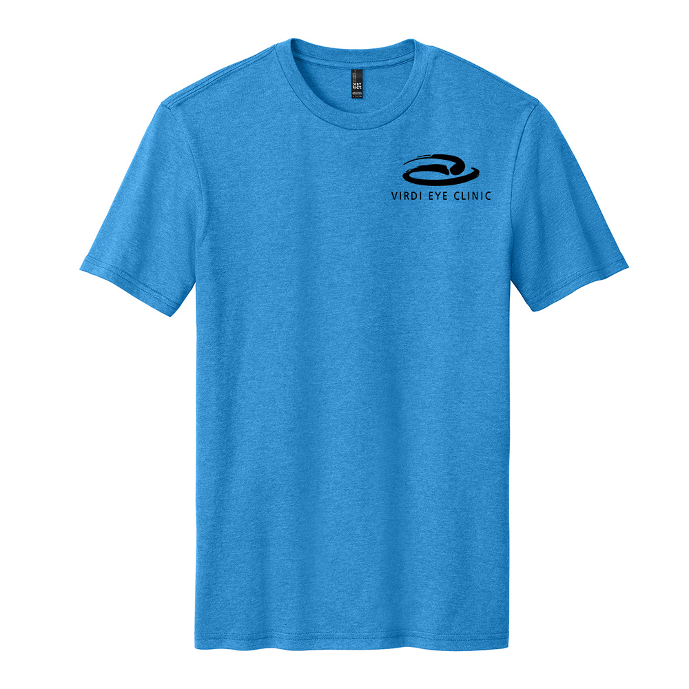 Virdi Eye Clinic Unisex Premium Short Sleeve Tee-Heather Bright Turquoise