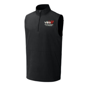 VIM Sport-Tek Repeat 1/2-Zip Vest Men-Black