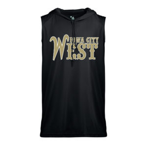 West BB Performance Badger B-Core Sleeveless Hood Tee-Black