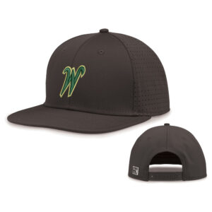 West BB The Game Perforated GameChanger Snapback Cap-Graphite