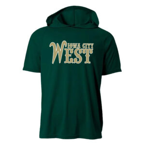 West BB Adult Cooling Performance Short Sleeve Hood-Forest