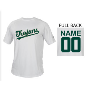 West BB Rawlings Crew Neck Tech Tee-White