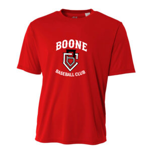 Boone BB Club Adult Cooling Performance Tshirt-Scarlet