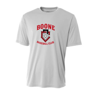 Boone BB Club Adult Cooling Performance Tshirt-Silver