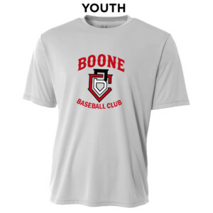 Boone BB Club YOUTH Cooling Performance Tshirt-Silver