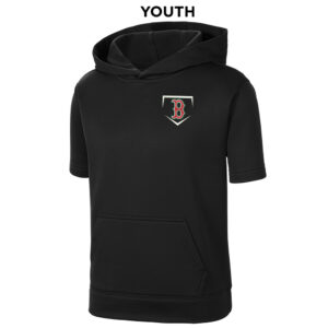 Boone BB Club Sport-Tek YOUTH Sport-Wick Fleece Short Sleeve Hooded Pullover