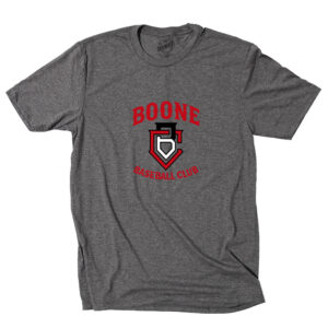 Boone BB Club Unisex Perfect Triblend Short Sleeve Tee-Grey Frost