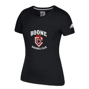 Boone BB Club Adidas Go To Performance Women’s Short Sleeve Tee-Black