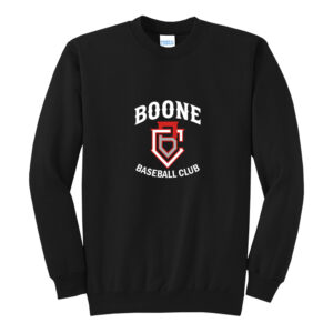Boone BB Club Unisex Core Fleece Crewneck Sweatshirt-Black