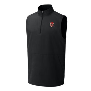 Boone BB Club Sport-Tek Repeat 1/2-Zip Vest Men-Black