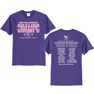 Baxter Girls Conference Champs Unisex Short Sleeve Tee-Purple