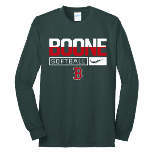 Boone SB Unisex Cotton Long Sleeve Tee-Dark Green