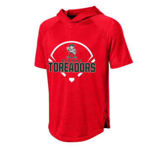 Boone SB Evoshield Adult Lightweight Short Sleeve  Baseball Training hoodie 2.0- SCARLET (L, XL)