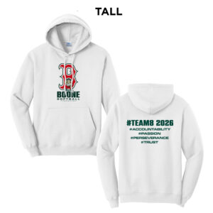 Boone SB Tall Hooded Sweatshirt-White