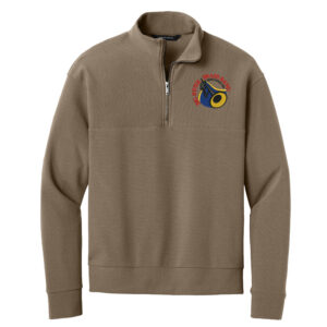 Big River Brass Band Mercer and Mettle Linear Texture 1/4-Zip-Warm Taupe