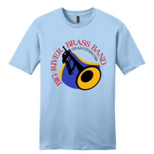 Big River Brass Band Unisex Premium Short Sleeve Tee-Ice Blue