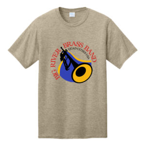 Big River Brass Band Unisex CVC Tee-Desert Tan Heather