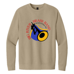 Big River Brass Band District V.I.T. Fleece Crewneck sweatshirt-Desert Tan