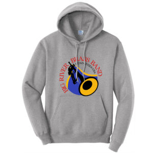 Big River Brass Band Unisex Fleece Hooded Sweatshirt-Athletic Heather