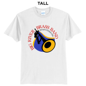 Big River Brass Band Tall Short Sleeve Tee-White