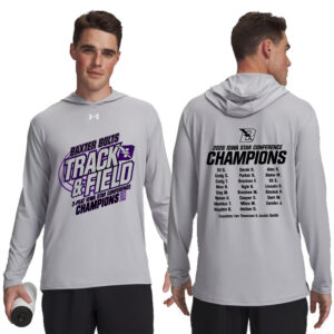 Baxter Track Field Under Armour Mens Team Vanish Performance Hoodie-Mod Grey