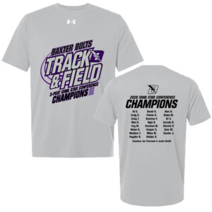 Baxter Track Field Under Armour TEAM VANISH short sleeve soft touch  UA Tech Tee-Mod Grey