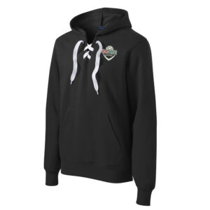 Boone VB 2026 Sport Tek Unisex Lace Up Pullover Hooded Sweatshirt-Black