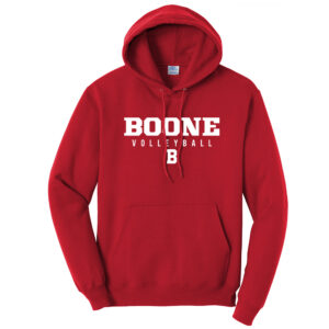 Boone VB 2026 Unisex Fleece Hooded Sweatshirt-Red
