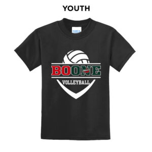 Boone VB 2026 Youth Short Sleeve Tee-Black