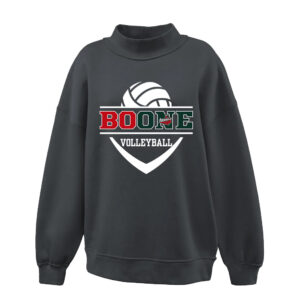 Boone VB Pennant Pennant Juliet Mockneck sponge fleece-Black