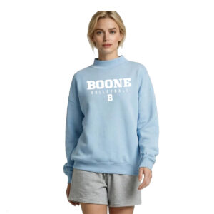 Boone VB Pennant Juliet Mockneck sponge fleec-Blue