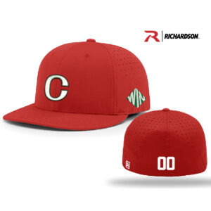 Clinton Baseball PG Richardson Pro Lite FlexFit Cap-Red REQUIRED VARSITY ONLY GAME HAT