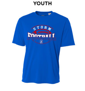 02. Camanche Football YOUTH Cooling Performance Shirt – Royal