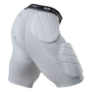 19. McDavid Rival Integrated Girdle with High-Density Thigh Pads – White