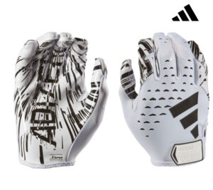 26. Adidas Adizero 5-Star 13.0 Football Gloves- White