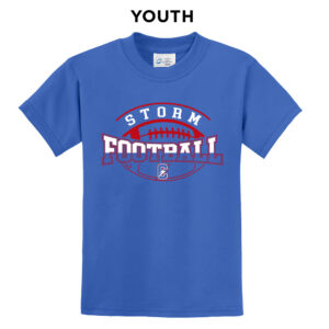 30. Camanche Football YOUTH Unisex Short Sleeve Tee – Royal