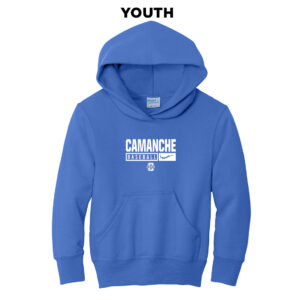 05. Camanche Baseball Youth Core Fleece Pullover Hoodie – Royal