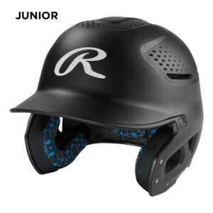 11. Rawlings RX2 Baseball Batting Helmet JUNIOR – Matte Black