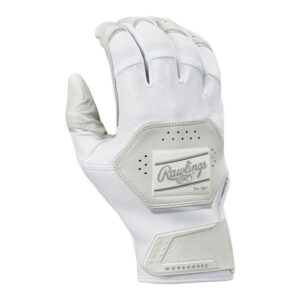 12. Rawlings Workhorse Batting Gloves – White