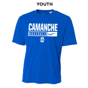 15. Camanche Baseball YOUTH Cooling Performance Short Sleeve Tee – Royal