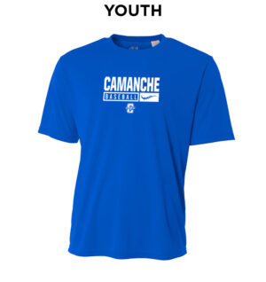 15. Camanche Baseball YOUTH Cooling Performance Short Sleeve Tee – Royal