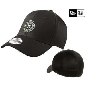Coggon Fire New Era Stretch Mesh Cap-Black