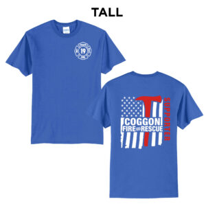 Coggon Fire Tall Short Sleeve Tee-Royal
