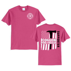 Coggon Fire Unisex Short Sleeve Tee-Sangria
