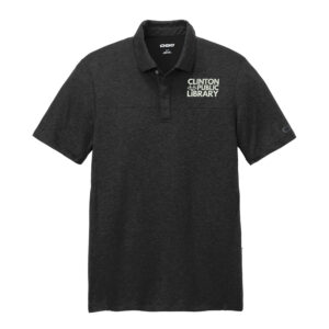 Clinton Public Library OGIO Command Polo Men-Blacktop