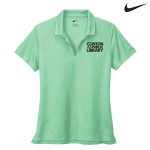 Clinton Public Library Nike Ladies Dri-FIT Micro Pique 2.0 Polo-Mint