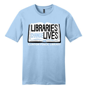 Clinton Public Unisex Premium Short Sleeve Tee-Ice Blue