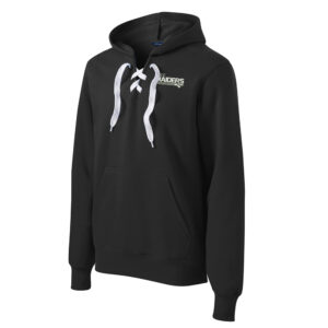 CCC Raiders FB Sport Tek Lace up pullover hooded sweatshirt Unisex-Black