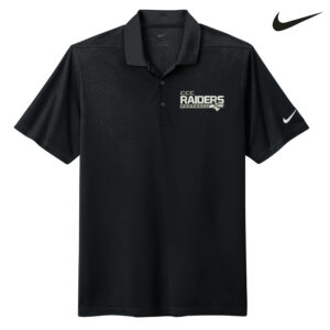 CCC Raiders FB Nike Dri Fit Men Micro Pique 2.0 Polo-Black