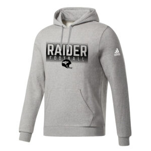 CCC Raiders FB Adidas Fleece Hooded Sweatshirt- MedGrey Heather